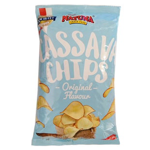 cassava bag chips imported original Indonesia 60g NATUNA