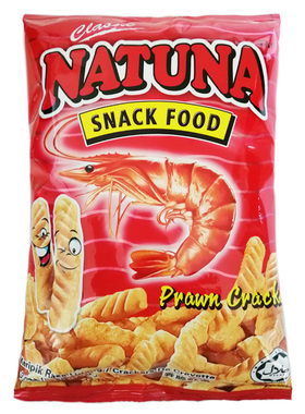 NATUNA Malaysia Imported Crispy Shrimp Crackers 60g Snacks