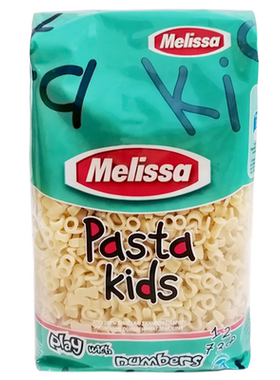 Melissa Greece imported digital children's pasta 500g/bag