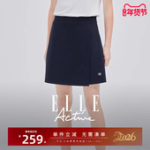 运动短裙高腰显瘦A字裙 Active半身裙女夏26新款 安全内衬 ELLE