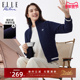 ELLE Active户外穿搭休闲摇粒绒外套女秋冬新款 立领保暖抓绒夹克