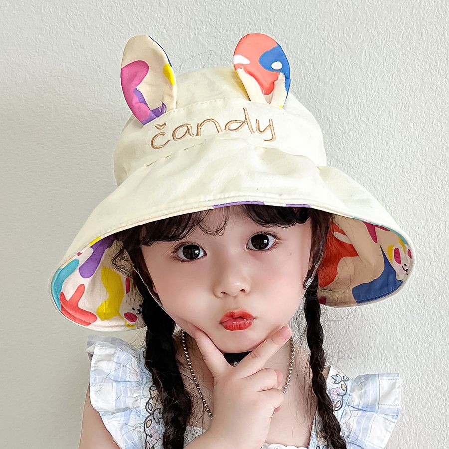 夏季儿童空顶大檐防晒遮阳帽