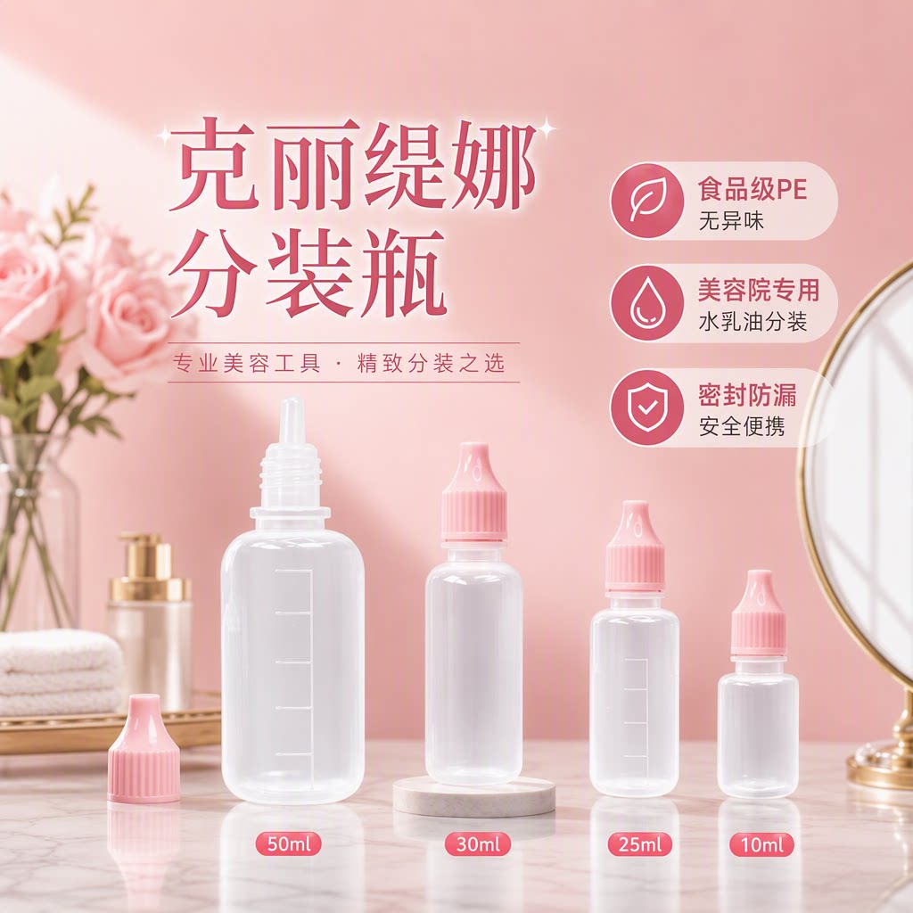 食品级塑料滴瓶化妆品分装瓶空瓶图片