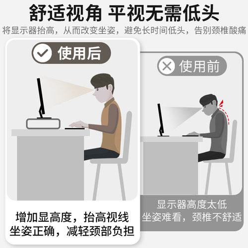 电脑支架笔记本支撑架烧烤架笔记本散热底座家用桌面增高支架悬空