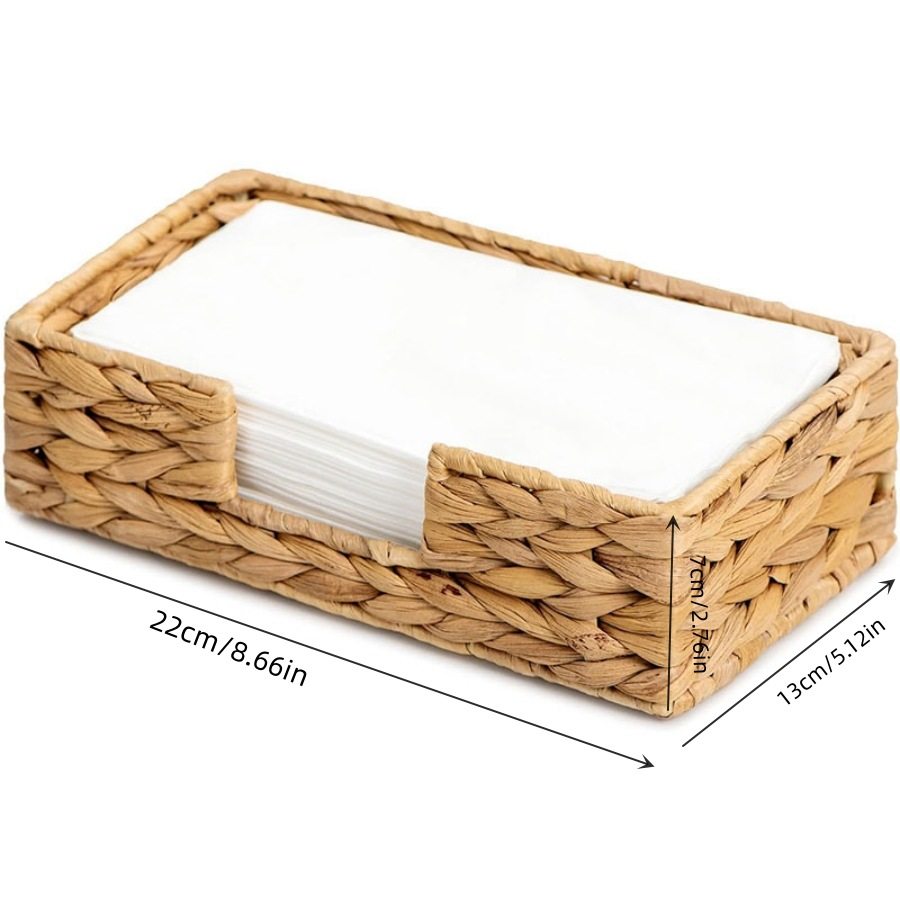 创意手工艺水葫芦草编织框收纳柳编纸巾盒抽纸盒客厅卧室餐巾纸盒,收纳整理,纸巾盒,淘宝优惠券,粉丝福利购,淘宝优惠卷