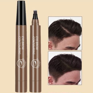 正品防水防汗男士遮发际线发缝粉填充笔棒画鬓角神器补发不掉色