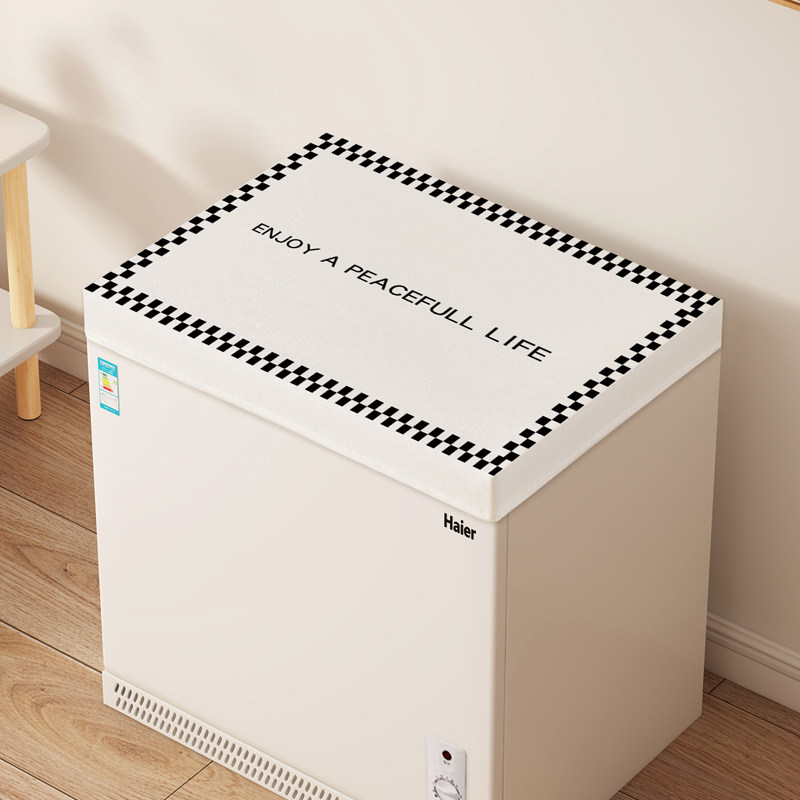 防滑冷柜防尘罩盖巾小型冰柜防尘遮盖垫家用翻盖侧掀式冰柜保护垫,居家布艺,万能盖巾,淘宝优惠券,粉丝福利购,淘宝优惠卷