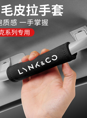 适用于领克02Hatchback030601020509ZERO汽车内顶棚门拉手装饰品