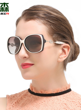 韩版时尚女式新款偏光太阳眼镜经典时尚大框8804墨镜驾驶镜