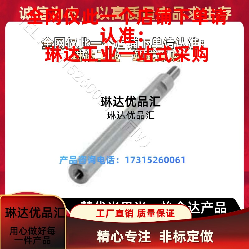 一端台阶型导向轴-内外螺纹带扳手槽型 ESH-D8 10 12 13 16 20 25