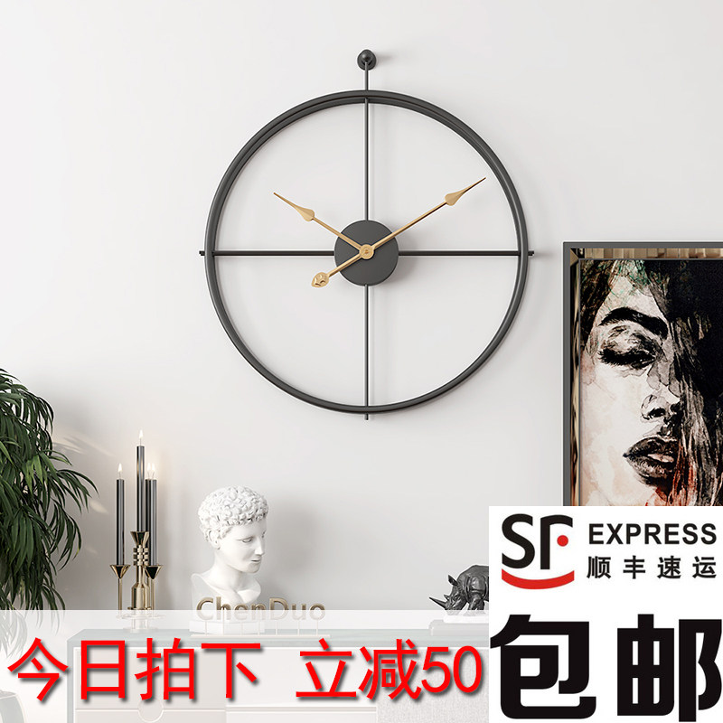 歐式挂鍾創意時尚客廳個性現代簡約時鍾美式藝術家用裝飾牆壁挂表在類目 居家日用, 鍾, 掛鐘中 - 來自Buy2taobao.com提供專業的淘寶代購服務