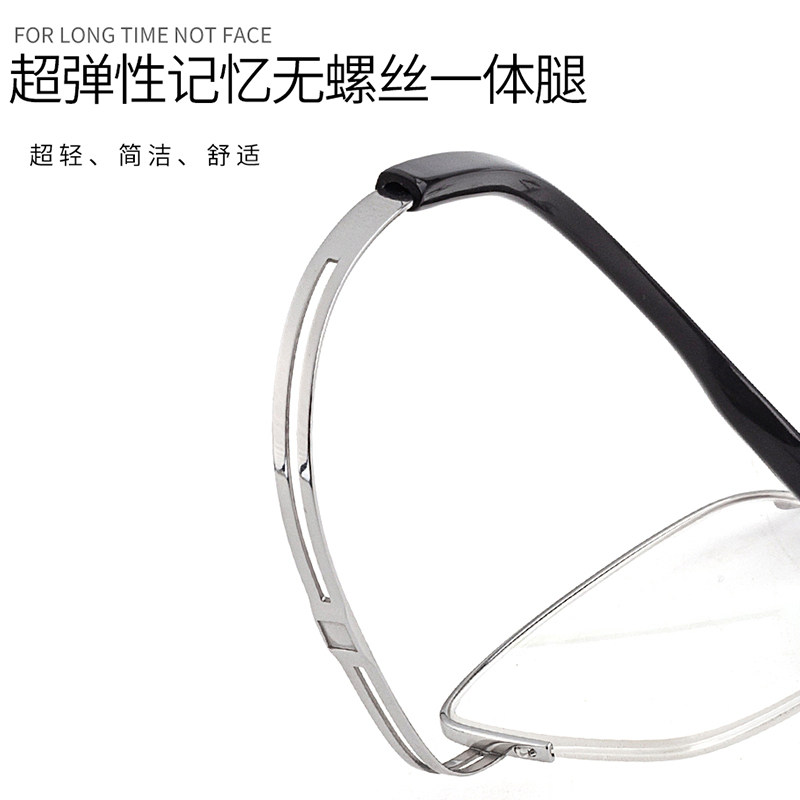 男女通用半框纯钛超轻