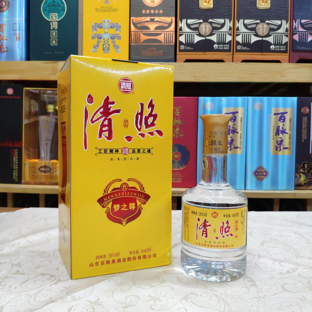 山东济南特产 百脉泉酒38度梦之尊 清照酒白酒浓香酒特价正品包邮
