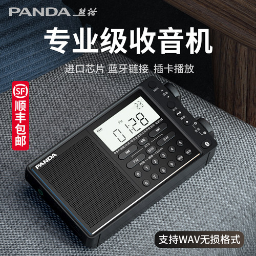 熊猫进口芯片数字调谐蓝牙收音机