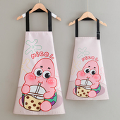 围裙幼儿园儿童吃饭专用耐脏防油卡通款 亲子罩衣成人上班工作服