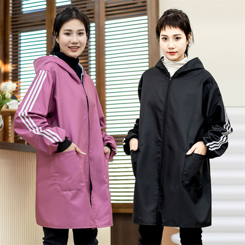 长袖防水罩衣工作服耐脏罩衣