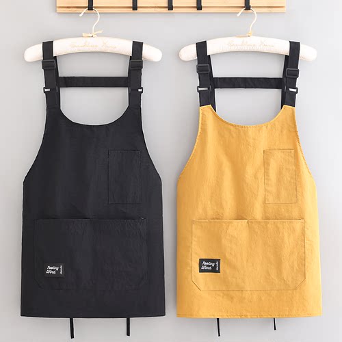 爆款简约可定制印字围裙舒适透气