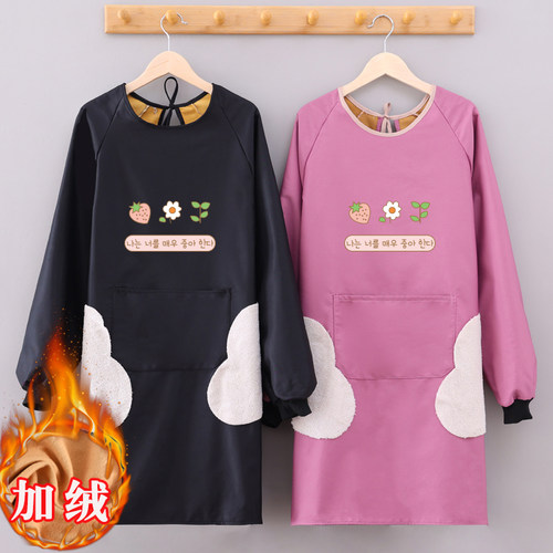 防水防油污 加绒加厚 可擦手