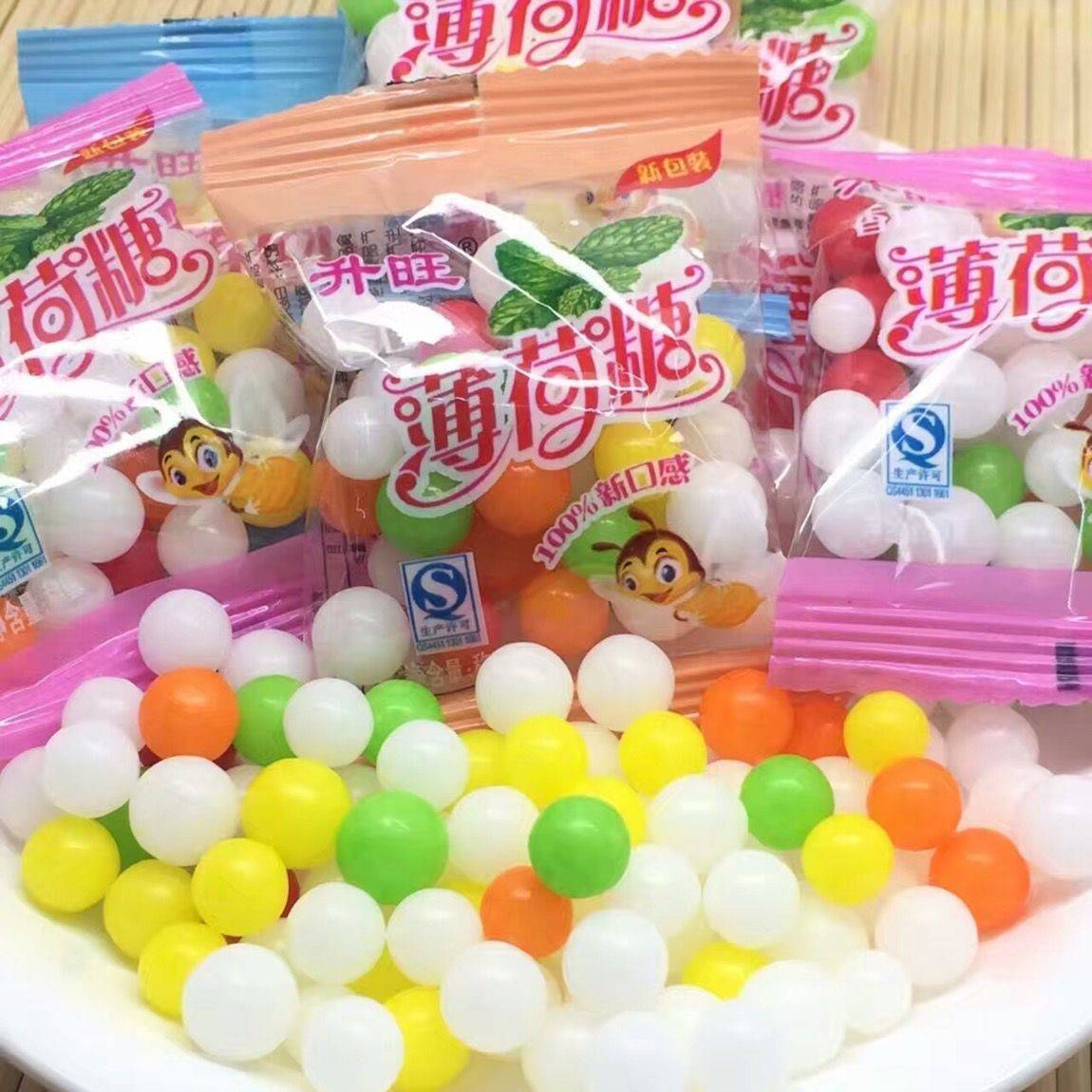 薄荷糖彩糖儿时8090后怀旧童年回忆六一儿童节小时候的糖果小零食