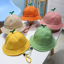 儿童帽子春秋薄款男女童防晒幼儿园小黄帽宝宝遮太阳帽婴儿渔夫帽
