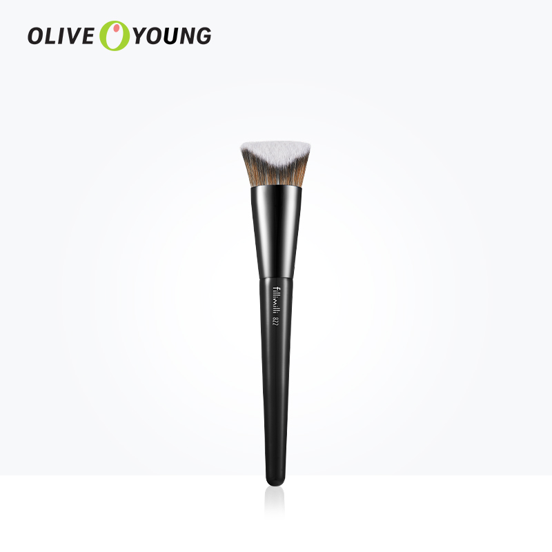 oliveyoung粉底刷fillimilli无痕扁头化妆刷V CUT不吃粉阴影刷822