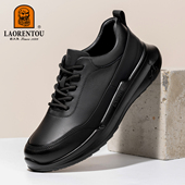 2025新款 真皮透气运动休闲鞋 男士 老人头男鞋 软底轻便上班通勤鞋 男
