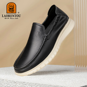 老人头轻户外运动休闲徒步鞋 透气软底日常简约百搭商务运动鞋 男