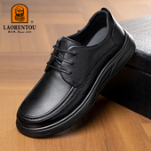 2025新款 真皮软底软面商务休闲皮鞋 男士 老人头男鞋 英伦风通勤皮鞋