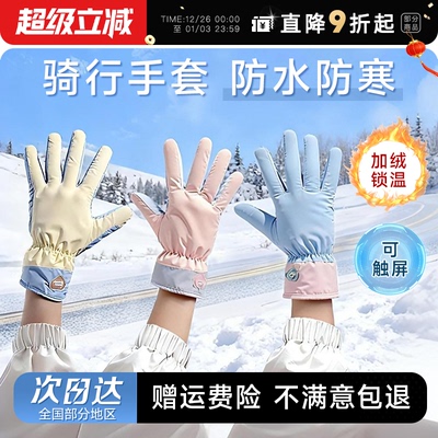 骑车防寒防水保暖手套