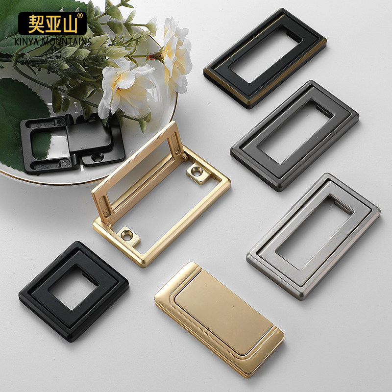 隐形橱柜柜子柜门把手现代简约抽屉暗拉手衣柜拉手黑暗藏平暗拉手