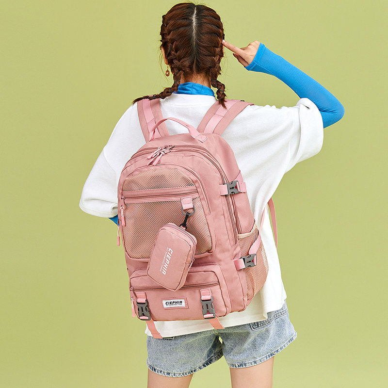 书包女中学生校园初中生大学生韩版高中双肩旅行背包大容量电脑包