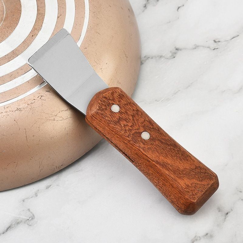 油烟机清洗神器油垢铲重油污铲不锈钢木柄铲刀涡壳铲专用清洗工具