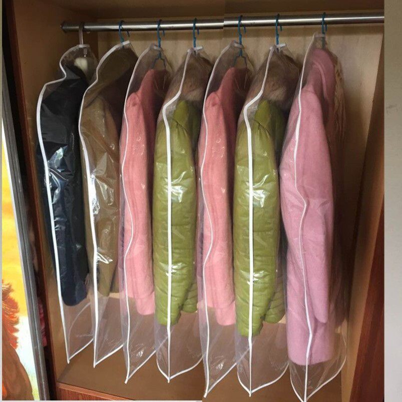 衣服防尘罩加厚可水洗大衣西服套衣物收纳袋居家防尘袋衣罩全透明