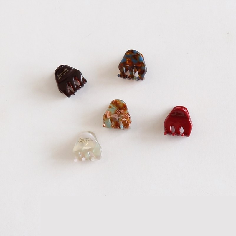 可爱迷你醋酸小号抓夹小夹子头饰发夹边夹侧边前额碎发刘海夹发饰