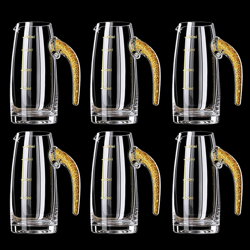 高档水晶玻璃白酒分酒器套装家用