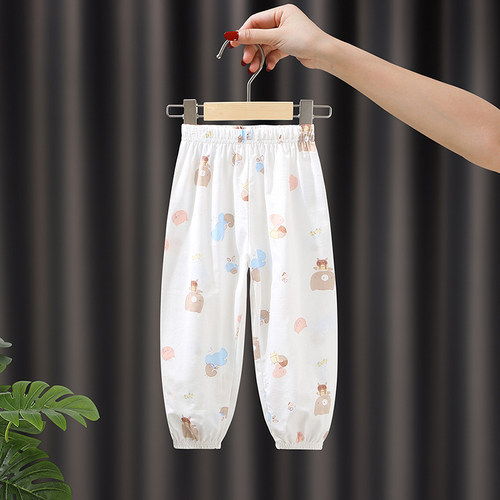 夏季薄款透气休闲防蚊裤