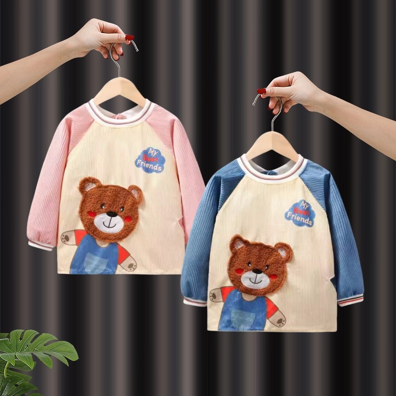 宝宝吃饭围兜幼儿园护衣防水防脏男宝饭兜婴儿罩衣儿童画画反穿衣,童装/婴儿装/亲子装,反穿衣/罩衣,淘宝优惠券,粉丝福利购,淘宝优惠卷