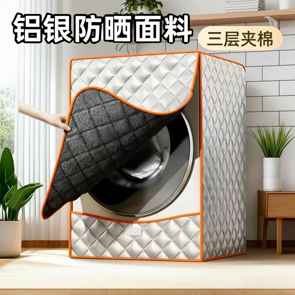 海尔滚筒洗衣机加绒防晒防水罩
