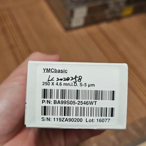 议价BA99S05-2546WT 液相色谱柱 YMC Basic柱 5um 4.6×250mm维修