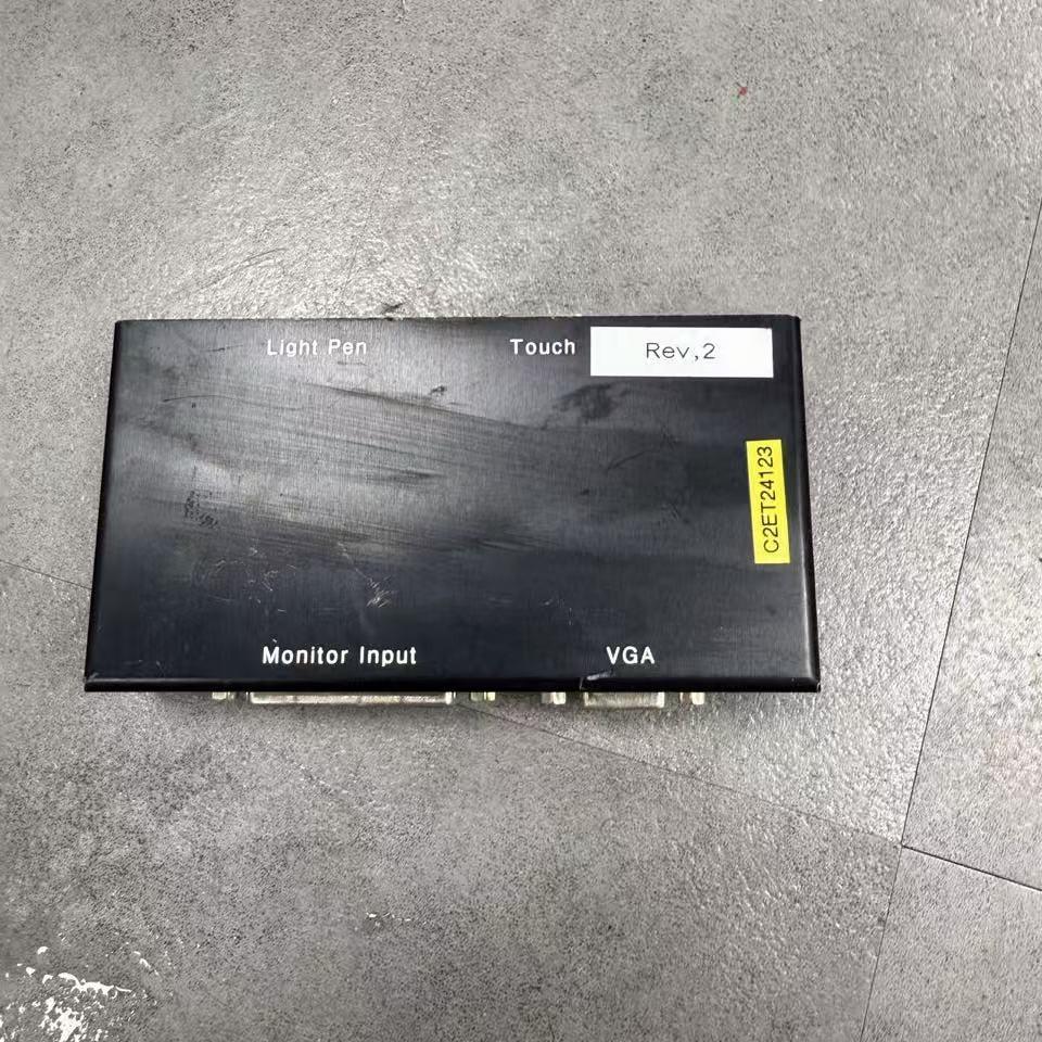 议价C2ET24123 Rev.2 VGA光笔触摸输入带RJ45接口工控模块维修