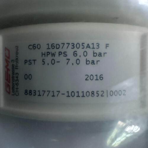 议价C6016D77305A13FHPW 气动隔膜阀 PFA GUME盖米维修