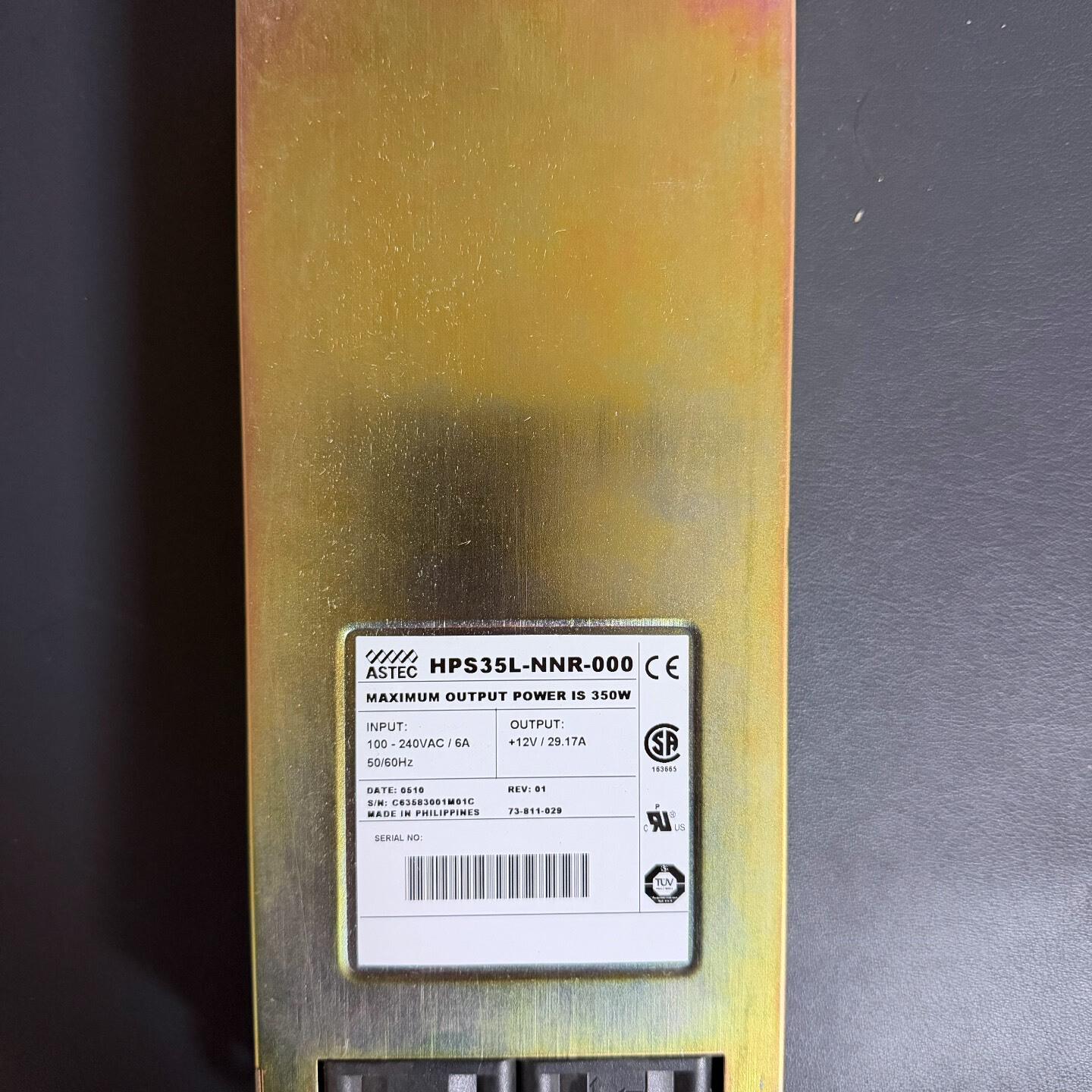 议价HPS35L-NNR-000 ASTEC工业电源 350W工控供电模块维修