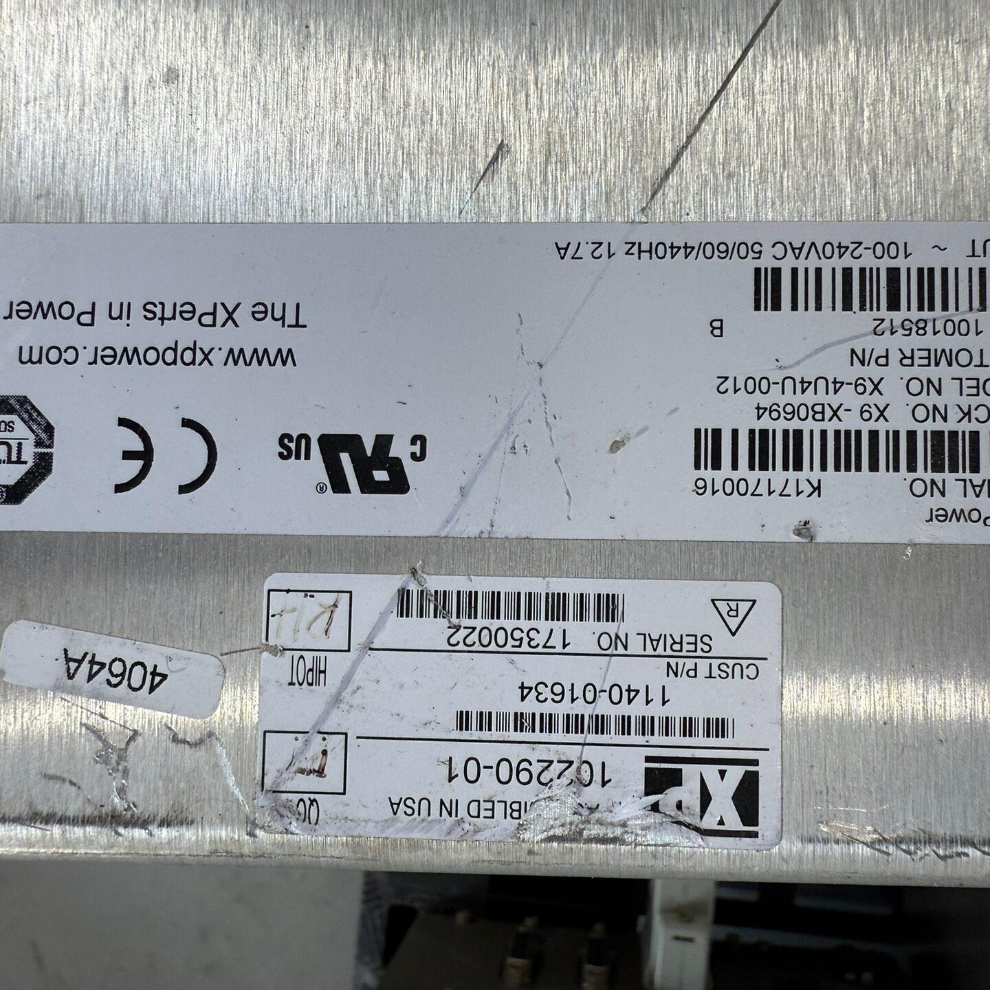 议价X9-4U4U-0012 XP Power电源模块 工业自动化双路输电源维修