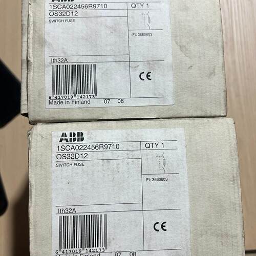 议价1SCA022456R9710 OS32D12 ABB隔离开关 32A熔断器开关维修