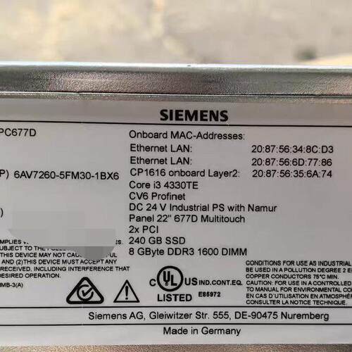 议价6AV7260-5FM30-1BX6 工控工业模块 橙色功能完好维修