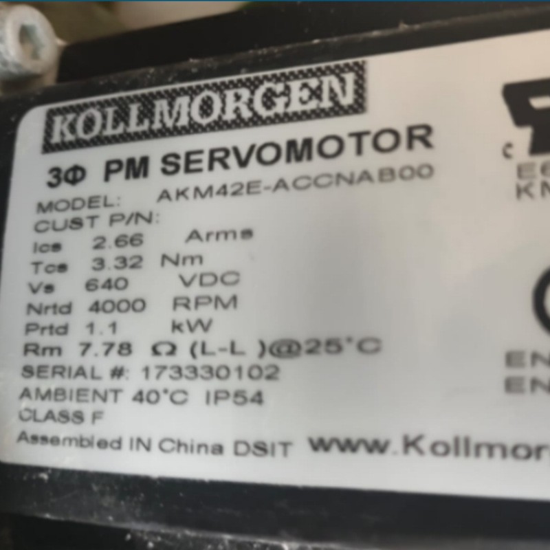 议价AKM42E-ACCNAB00 KOLLMORGEN科尔摩根伺服电机工控配件维修