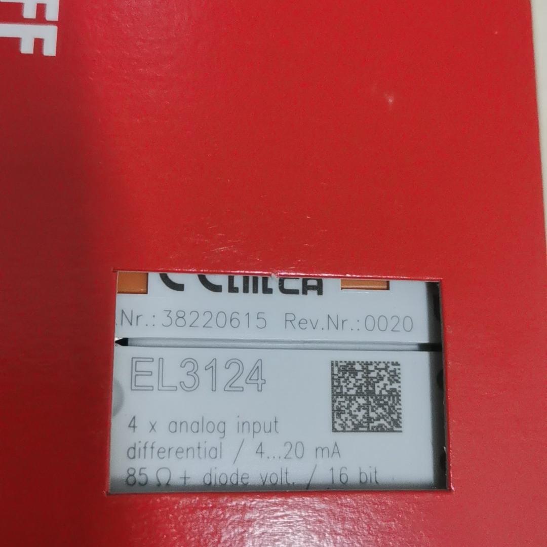 议价EL3124 倍福模块 4通道模拟输入 支持差分信号维修