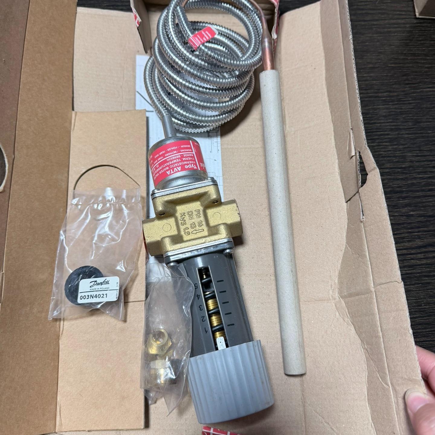 议价AVTA15丹佛斯温控阀 PN16 DN15 带温度传感器配件维修