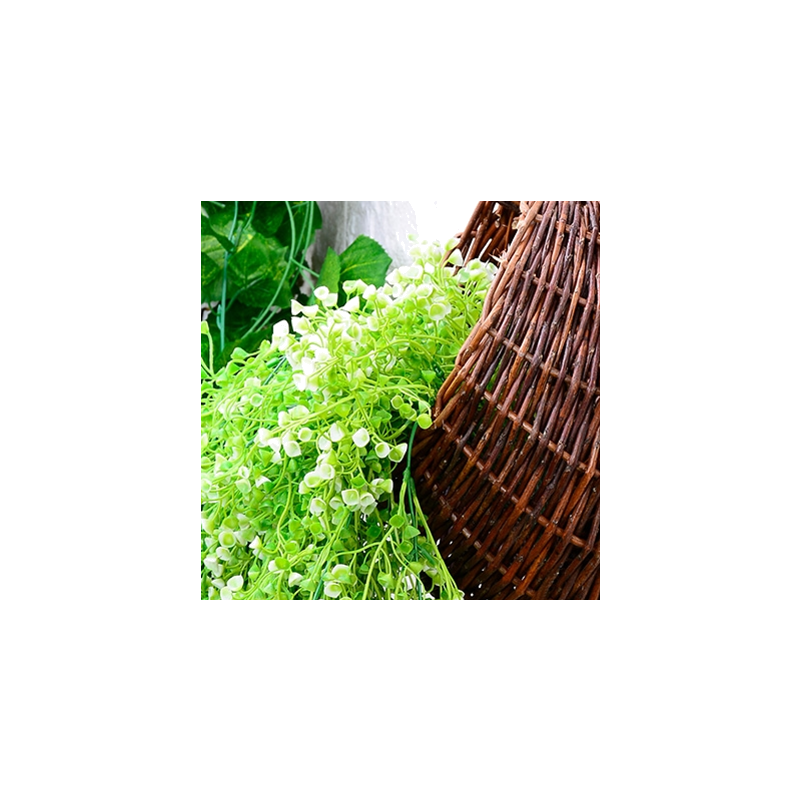 仿真金钟柳壁挂装饰花假花藤条塑料花藤蔓家居客厅吊篮防真植物