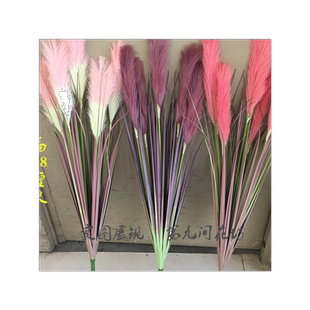 超大把束仿真芦苇狗尾草干花假花五谷杂粮道具水生装饰落地绿植物